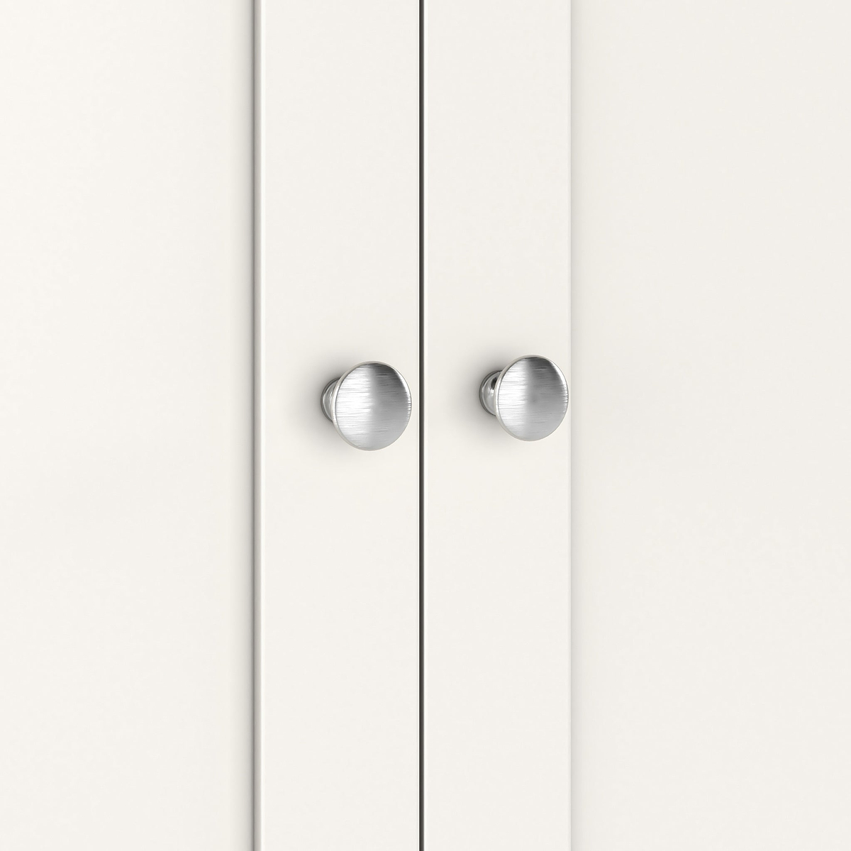 Farrow Triple Wardrobe with Drawers and metal handles from Roseland Furniture