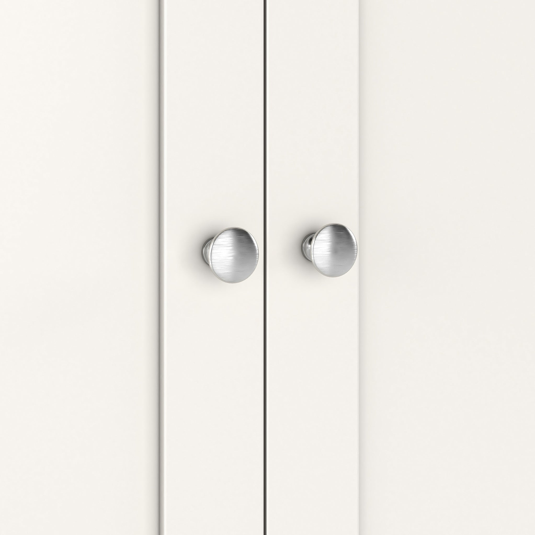 Farrow Triple Wardrobe with Drawers and metal handles from Roseland Furniture
