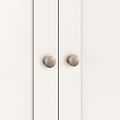 Farrow Triple Wardrobe with Drawers and wooden handles from Roseland Furniture