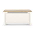 Farrow Washed Oak White Blanket Box from Roseland Furniture