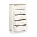 Farrow XL Washed Oak White Tallboy SH from Roseland Furniture