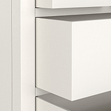 Farrow XL Washed Oak White Tallboy SH from Roseland Furniture