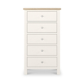 Farrow XL Washed Oak White Tallboy SH from Roseland Furniture