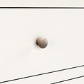 Farrow XL Washed Oak White Tallboy SH from Roseland Furniture