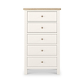 Farrow XL Washed Oak White Tallboy SH from Roseland Furniture