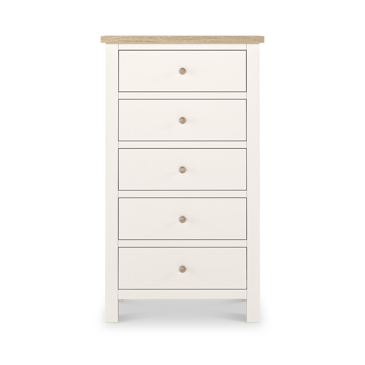 Farrow XL Washed Oak White Tallboy SH from Roseland Furniture