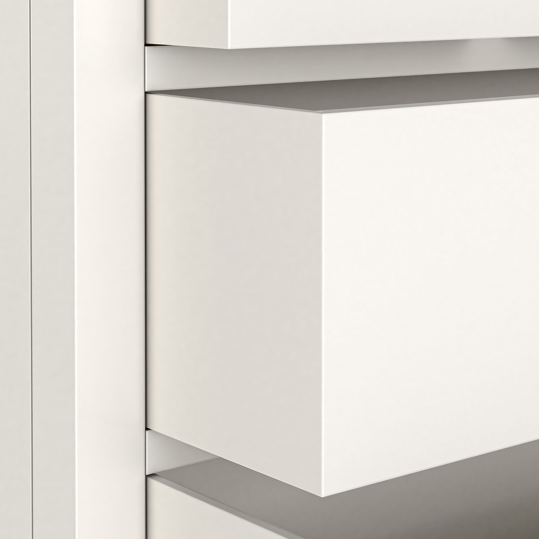 Farrow XL Coconut Washed Oak Coconut White 2 Over 3 Chest of Drawers from Roseland Furniture - Close up of drawers