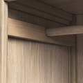 Celine Washed Oak Triple Wardrobe from Roseland Furniture