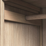Celine Washed Oak Triple Wardrobe from Roseland Furniture