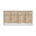 Celine Washed Oak Extra Large Sideboard from Roseland Furniture