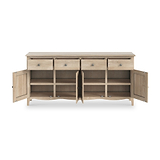 Celine Washed Oak Extra Large Sideboard from Roseland Furniture