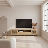 Harborough Oak 200cm TV Unit from Roseland Furniture