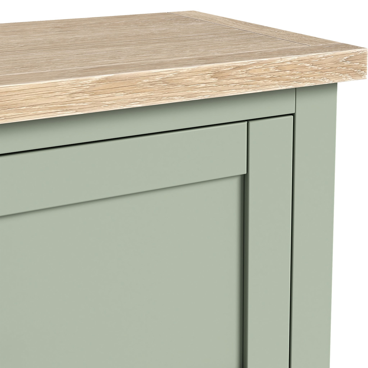 Farrow 120cm TV Unit Washed Oak Sage from Roseland Furniture