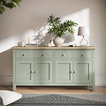 Farrow Extra Large Sideboard Washed Oak Sage from Roseland Furniture