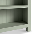 Farrow Large Bookcase Washed Oak Sage from Roseland Furniture