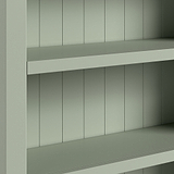 Farrow Large Bookcase Washed Oak Sage from Roseland Furniture