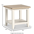 Bramley Lamp Table from Roseland Furniture