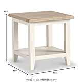 Bramley Lamp Table from Roseland Furniture