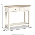 Bramley Console Table from Roseland Furniture