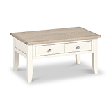 Bramley 2 Drawer Coffee Table from Roseland Furniture