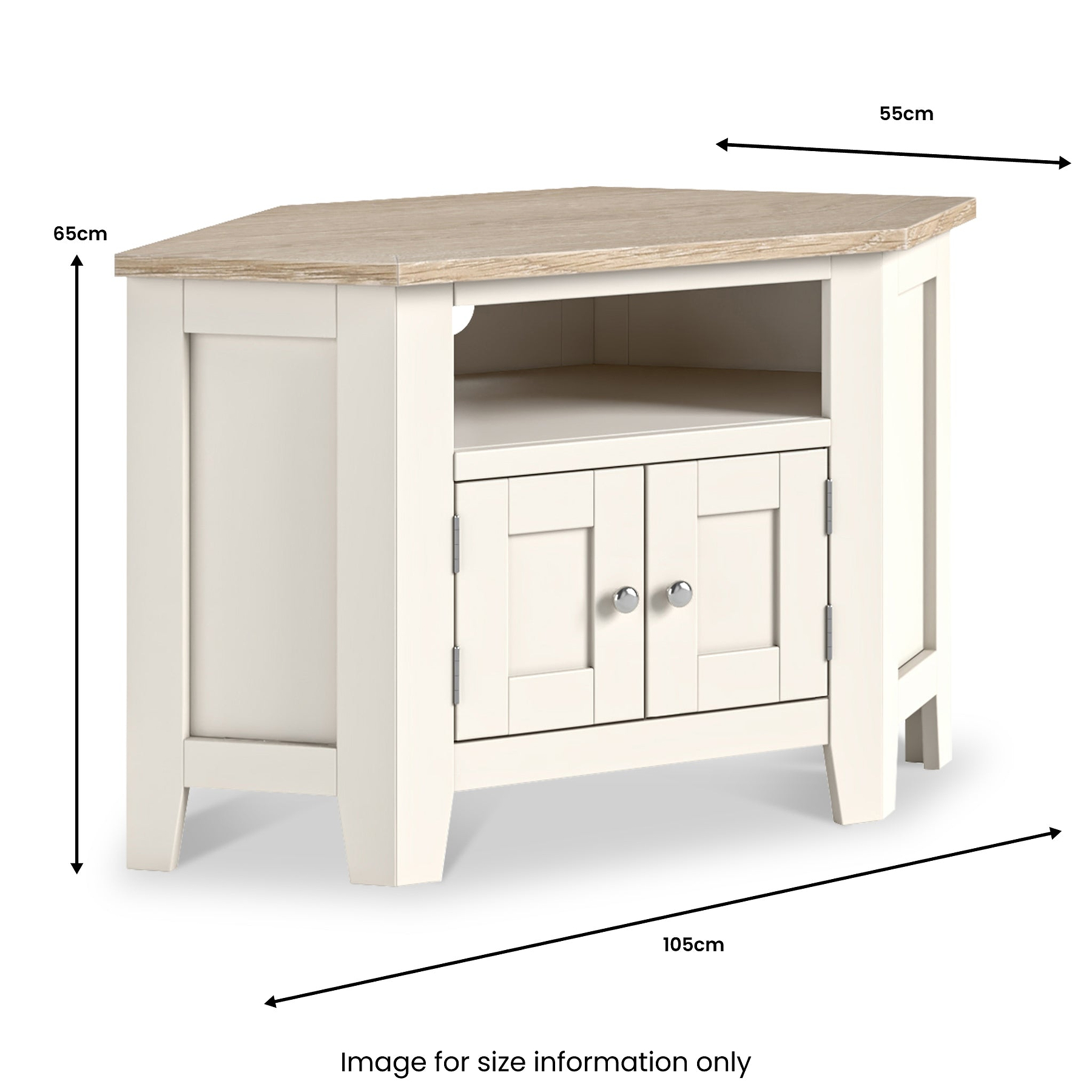Bramley Corner TV Unit from Roseland Furniture