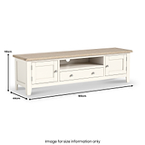 Bramley 180cm TV Unit from Roseland Furniture
