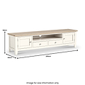 Bramley 200cm TV Unit from Roseland Furniture
