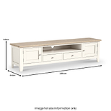Bramley 200cm TV Unit from Roseland Furniture