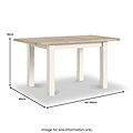 Bramley 120-165cm Extendable Dining Table from Roseland Furniture