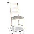 Bramley Ladder Dining Chair FA from Roseland Furniture