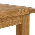 Zelah Oak Coffee Table With Woven Shelf from Roseland Furniture