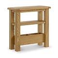 Zelah Oak Sofa Side Table from Roseland Furniture