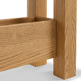 Zelah Oak Sofa Side Table from Roseland Furniture