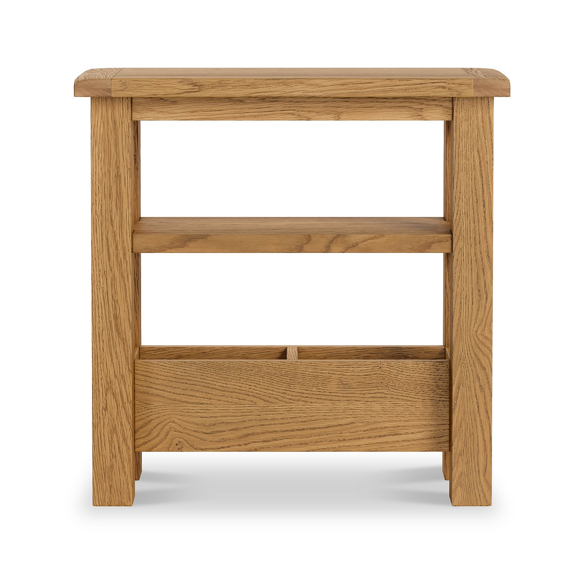 Zelah Oak Sofa Side Table from Roseland Furniture