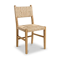 Zelah Oak Woven Dining Chair Size1 from Roseland Furniture