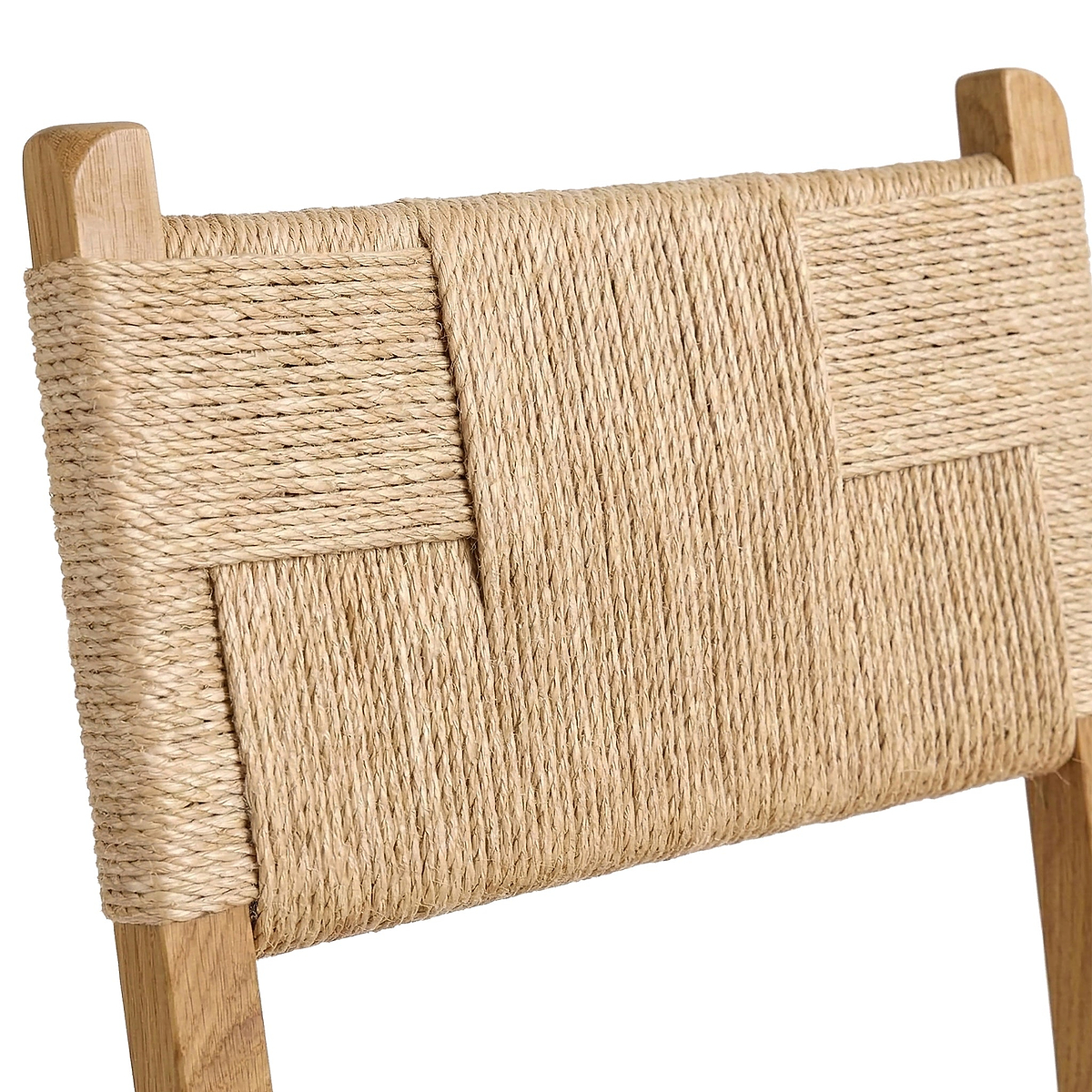 Zelah Oak Woven Dining Chair Size1 from Roseland Furniture