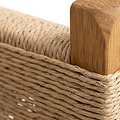 Zelah Oak Woven Dining Chair Size1 from Roseland Furniture