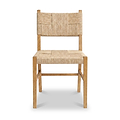 Zelah Oak Woven Dining Chair Size1 from Roseland Furniture
