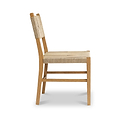 Zelah Oak Woven Dining Chair Size1 from Roseland Furniture