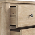 Celine Washed Oak XL 2 Over 3 Drawer Chest from Roseland Furniture