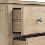 Celine Washed Oak XL 2 Over 3 Drawer Chest from Roseland Furniture
