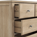 Celine Washed Oak XL 2 Over 3 Drawer Chest from Roseland Furniture