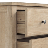 Celine Washed Oak XL 8 Drawer Chest from Roseland Furniture