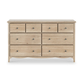 Celine Washed Oak XL 8 Drawer Chest from Roseland Furniture