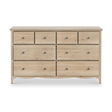 Celine Washed Oak XL 8 Drawer Chest from Roseland Furniture
