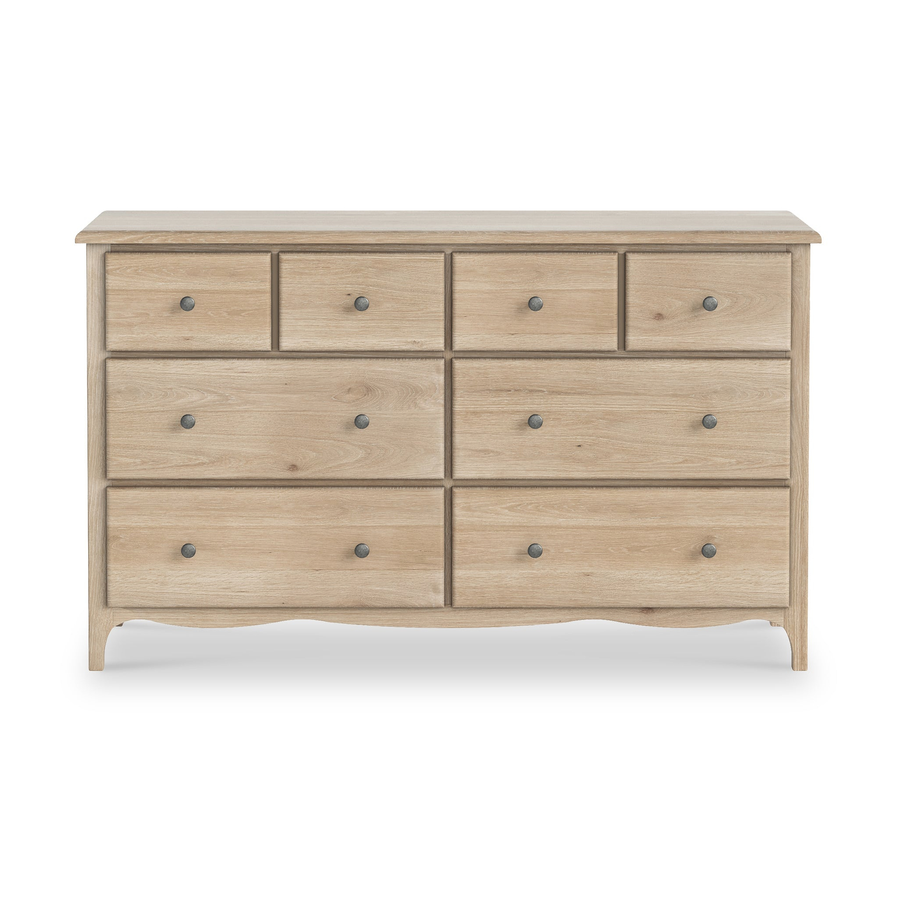 Celine Washed Oak XL 8 Drawer Chest from Roseland Furniture
