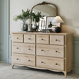 Celine Washed Oak XL 8 Drawer Chest from Roseland Furniture