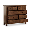 Duchy Acacia 4 Over 6 Chest from Roseland Furniture
