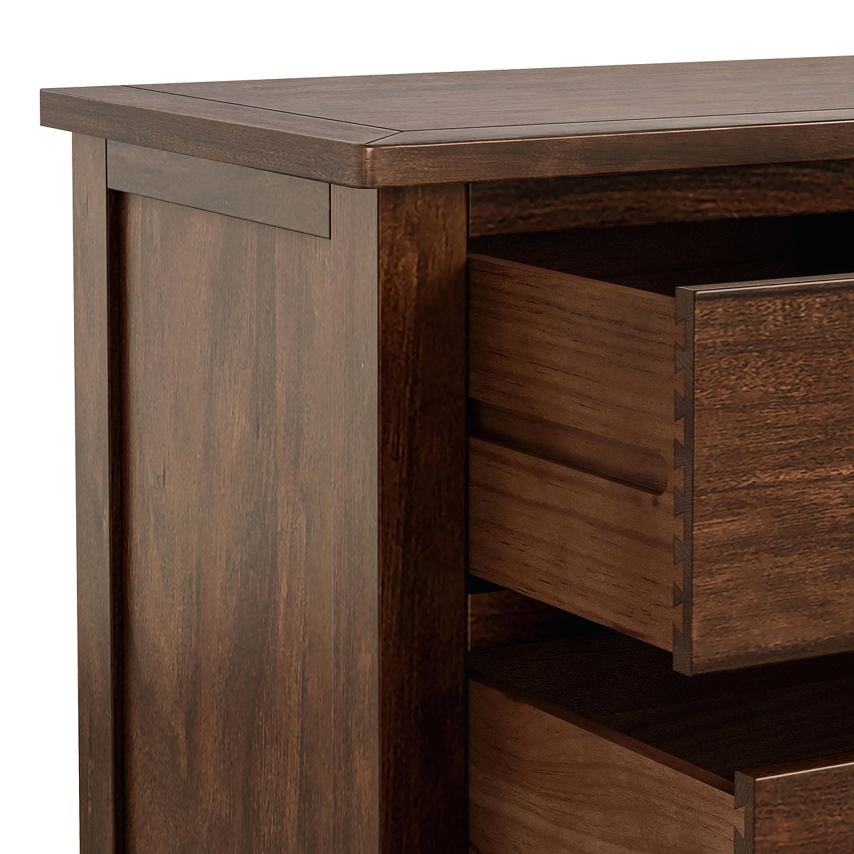 Duchy Acacia 4 Over 6 Chest from Roseland Furniture