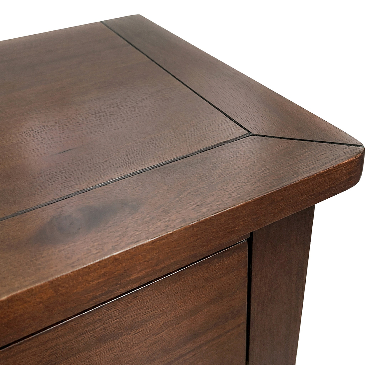 Duchy Acacia XL 3 Drawer Bedside from Roseland Furniture